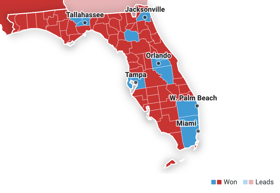 Florida Election Night Recap Trump Wins Florida Hillsborough County Releases Results The Oracle