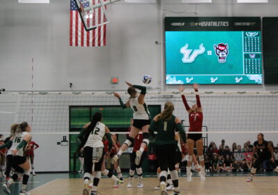 USF volleyball splits home opener series