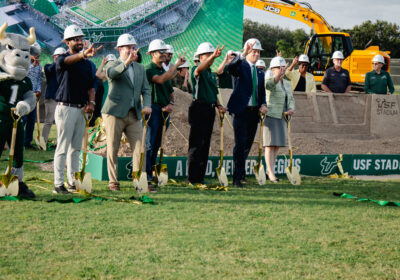 USF breaks ground on campus stadium: ‘Championships will be won here’